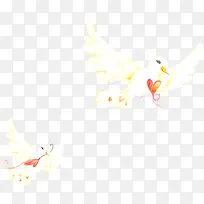 白色飞翔白鸽手绘-空若网 白色飞翔白鸽手绘-空若网