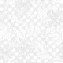 手绘树叶背景-空若网 手绘树叶背景-空若网