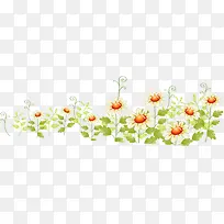 手绘白色田园小花-空若网 手绘白色田园小花-空若网