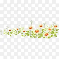 手绘田园白色小花-空若网 手绘田园白色小花-空若网