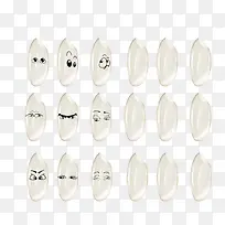 白色晶莹大米手绘-空若网 白色晶莹大米手绘-空若网