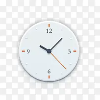手绘白色清新钟表-空若网 手绘白色清新钟表-空若网