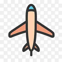 扁平化飞机PNG下载-空若网 扁平化飞机PNG下载-空若网