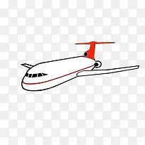 白色航空飞机-空若网 白色航空飞机-空若网