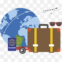 扁平化飞机公文包-空若网 扁平化飞机公文包-空若网