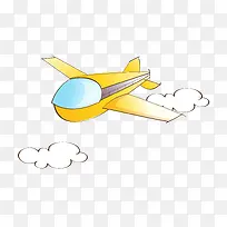 可爱卡通手绘飞机-空若网 可爱卡通手绘飞机-空若网