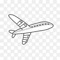 卡通手绘飞机-空若网 卡通手绘飞机-空若网