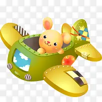 卡通可爱飞机-空若网 卡通可爱飞机-空若网