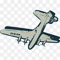 卡通手绘飞机-空若网 卡通手绘飞机-空若网