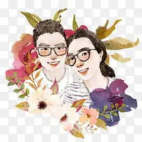 时尚人物水彩-空若网 时尚人物水彩-空若网