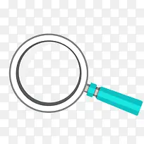 白色放大镜蓝色研究-空若网 白色放大镜蓝色研究-空若网