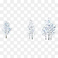 可爱白色圣诞大树-空若网 可爱白色圣诞大树-空若网