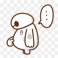 可爱大白无语图片-空若网 可爱大白无语图片-空若网