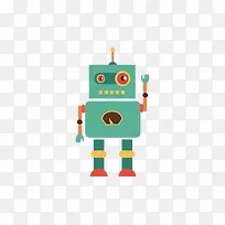 机器人卡通矢量素材-空若网 机器人卡通矢量素材-空若网