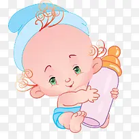 手绘卡通可爱小宝宝-空若网 手绘卡通可爱小宝宝-空若网