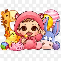 卡通呆萌快乐宝宝-空若网 卡通呆萌快乐宝宝-空若网