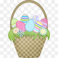 卡通手绘鸡蛋篮子-空若网 卡通手绘鸡蛋篮子-空若网