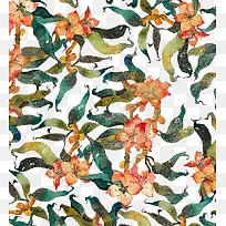 水彩装饰平铺-空若网 水彩装饰平铺-空若网