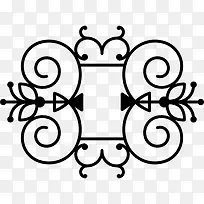 花艺设计双对称图标-空若网 花艺设计双对称图标-空若网