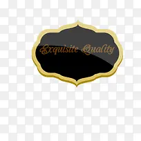 黑色时尚文字印章-空若网 黑色时尚文字印章-空若网