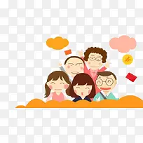 海报卡通人物扁平化设计淘宝海报-空若网 海报卡通人物扁平化设计淘宝海报-空若网