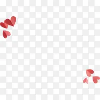 红色心形淘宝促销海报-空若网 红色心形淘宝促销海报-空若网