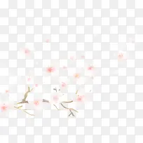 粉色淡雅唯美花朵树枝-空若网 粉色淡雅唯美花朵树枝-空若网