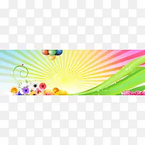 简约花朵几何海报背景-空若网 简约花朵几何海报背景-空若网