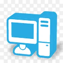 蓝色发光电脑-空若网 蓝色发光电脑-空若网