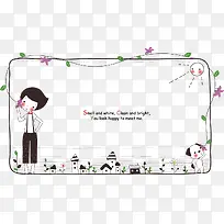 卡通手绘边框-空若网 卡通手绘边框-空若网