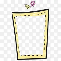 卡通手绘花朵边框-空若网 卡通手绘花朵边框-空若网