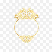 矢量卡通装饰金线边框png-空若网 矢量卡通装饰金线边框png-空若网