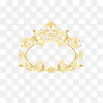 矢量装饰卡通扁平化金线边框png-空若网 矢量装饰卡通扁平化金线边框png-空若网