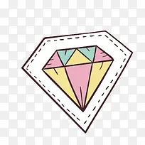 矢量边框钻石-空若网 矢量边框钻石-空若网