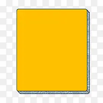 卡通黄色条纹边框-空若网 卡通黄色条纹边框-空若网