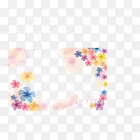 卡通手绘炫彩手绘花-空若网 卡通手绘炫彩手绘花-空若网