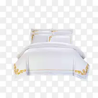 白色正面酒店床-空若网 白色正面酒店床-空若网