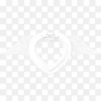 白色桃心翅膀-空若网 白色桃心翅膀-空若网