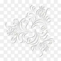 白色装饰花纹-空若网 白色装饰花纹-空若网