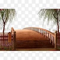 树和大桥-空若网 树和大桥-空若网