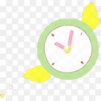 绿色卡通可爱钟表-空若网 绿色卡通可爱钟表-空若网