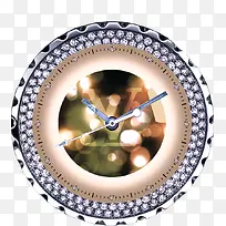 时尚钻石钟表装饰-空若网 时尚钻石钟表装饰-空若网