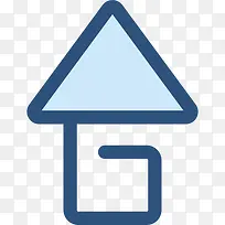 向上箭头图标-空若网 向上箭头图标-空若网