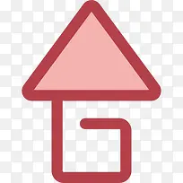 向上箭头图标-空若网 向上箭头图标-空若网