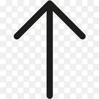 向上箭头图标-空若网 向上箭头图标-空若网