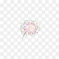 彩色礼花装饰-空若网 彩色礼花装饰-空若网