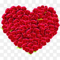 鲜艳玫瑰爱心装饰-空若网 鲜艳玫瑰爱心装饰-空若网