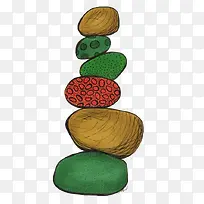 手绘石头-空若网 手绘石头-空若网