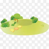 草地png矢量元素-空若网 草地png矢量元素-空若网