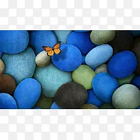 彩色石头蓝色石头-空若网 彩色石头蓝色石头-空若网